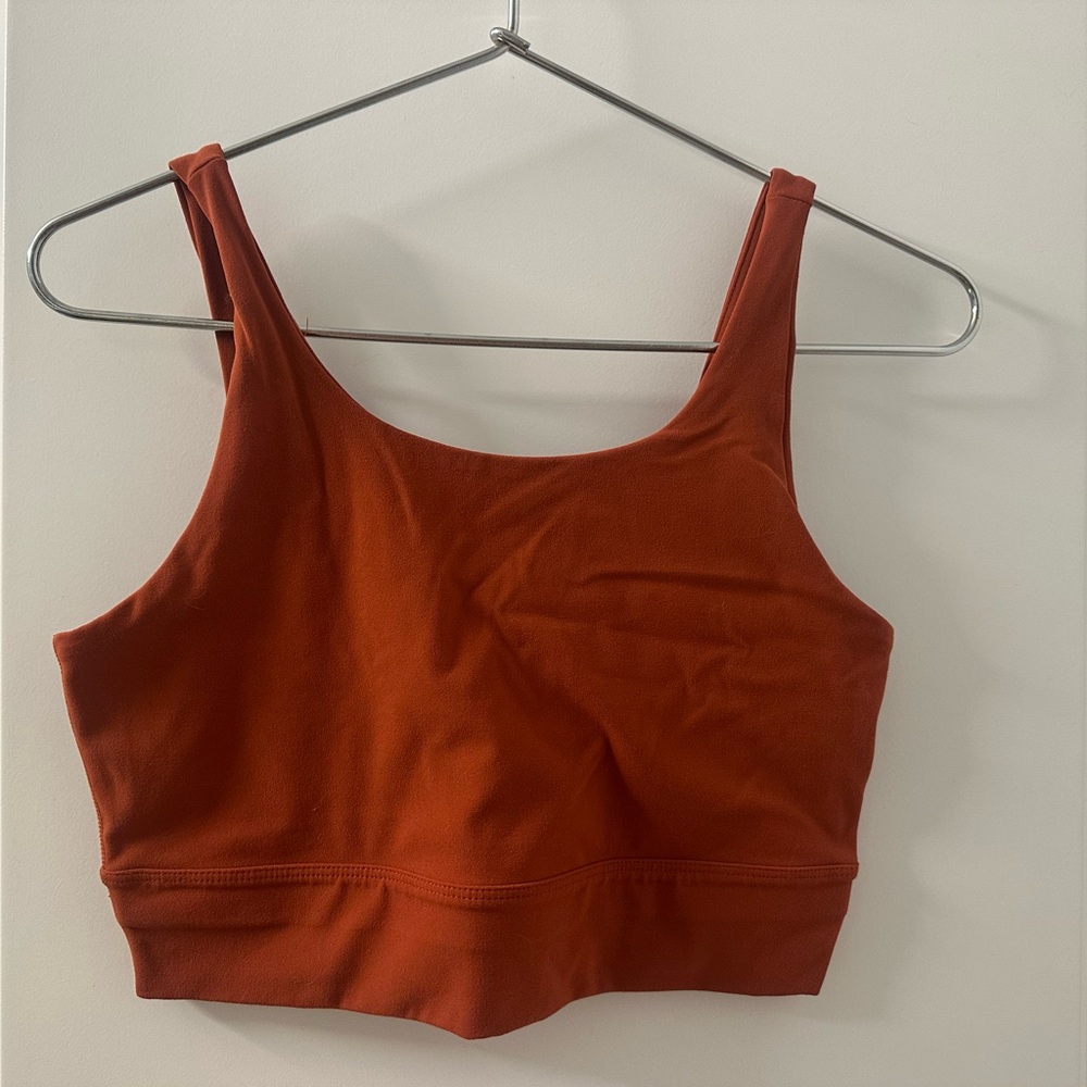 Nike Alate Solo Sport Bra | Rust Orange | M - Picture 1 of 2